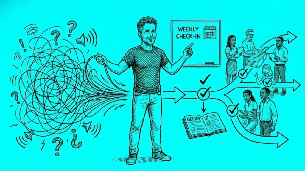 Team focused on mission and goals